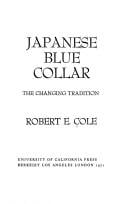 Japanese blue collar: the changing tradition