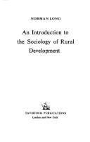 introduction to the sociology of rural development