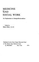 Medicine and social work: an exploration in interprofessionalism.