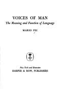 Voices of man: the meaning and function of language.
