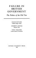 Failure in British government: the politics of the poll tax