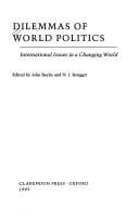 Dilemmas of world politics: international issues in a changing world