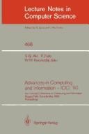 Advances in computing and information--ICCI '90