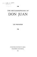 The Metamorphoses of Don Juan (Stanford Studies in Language and Literature, 18.)