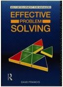 Effective Problem Solving: A Structured Approach (Self-Development for Managers)