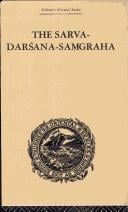The Sarva-Darsana-Samgraha or Review of the Different Systems of Hindu Philosophy: Trubner's Oriental Series