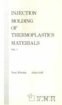 Injection Molding Of Thermoplastic Materials (Pocket Guides to Plastics)