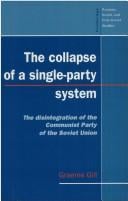The collapse of a single-party system: the disintegration of the CPSU