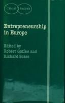 Entrepreneurship in Europe: The Social Processes (Social Analysis)