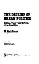 Cities in Stress: A New Look at the Urban Crisis (Urban Affairs Annual Reviews)
