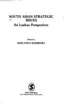 South Asian Strategic Issues: Sri Lankan Perspectives