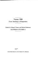 Vienna 1900 from Altenberg to Wittgenstein: Austrian Studies, 1 (Austrian Studies)