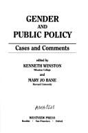 Gender and Public Policy: Cases and Comments