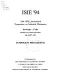 1994 IEEE International Symposium on Industrial Electronics