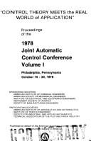 Control Theory Meets the Real World of Applications