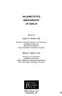 An Annotated Bibliography of Dsm III