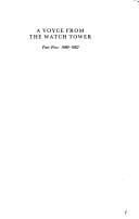 Edmund Ludlow: A Voice from the Watch Tower (Camden Fourth Ser Vol21)