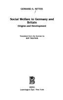 Social Welfare in Germany and Britain: Origins and Development
