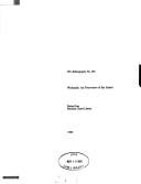 Wetlands: An overview of the issues (CPL bibliography)