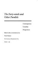 The Forty-Ninth and Other Parallels: Contemporary Canadian Perspectives