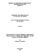 Excavations at Santo Dimingo Tolmaltep (Prehistory and human ecology of the Valley of Oaxaca)