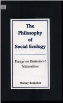 philosophy of social ecology: essays on dialectical naturalism