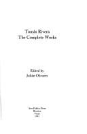 Tomás Rivera: the complete works
