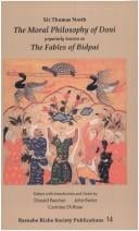 Moral Philosophy of Doni Popularly Known As the Fables of Bidpai: Popularly Known As the Fables of Bidpai (Publications of the Barnabe Riche Society, V. 14)