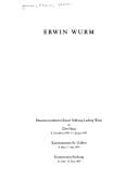 Erwin Wurm: Museum Moderner Kunst Stiftung Ludwig Wien Im 20er Haus, 8. Dezember 1994-15. Januar 1995, Kunstmuseum St. Gallen, 4.