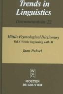 Hittite etymological dictionary
