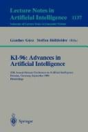 KI-96: advances in artificial intelligence : 20th Annual German Conference on Artificial Intelligence, Dresden, Germany, September 17-19, 1996 : proceedings