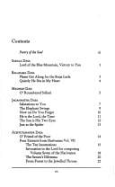 The Alphabet of Birds ; Hymns for the Lord of the Blue Mountain