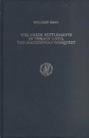 The Greek Settlements in Thrace Until the Macedonian Conquest (Studies of the Dutch Archaeological and Historical Society, Vol 10)