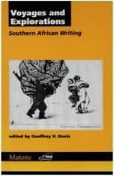 Southern African Writing: Voyages and Explorations (Matatu, 11)