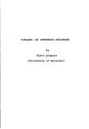 Finland: An interface periphery (Research reports - Research Group for Comparative Sociology, University of Helsinki ; no. 25)