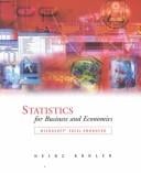 Statistics for Business and Economics with Excel CD-ROM