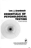Essentials of psychological testing