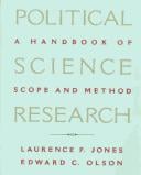 Political science research: a handbook of scope and methods