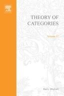 Theory of Categories (Pure & Applied Mathematics)