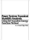Power system transient stability analysis using the transient energy function method