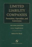 Limited Liability Companies: Formation, Operation, and Conversion: 2002 Supplement