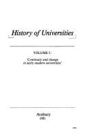 History of Universities