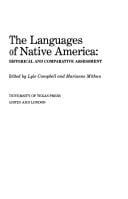 The Languages of Native America: historical and comparative assessment