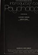 Study guide for Morgan and King Introduction to psychology,: Fifth edition