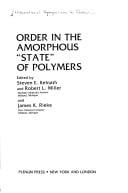 Order in the amorphous "state" of polymers