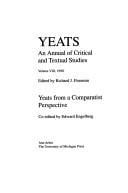 Yeats: An Annual of Critical and Textual Studies, Volume VIII, 1990 (Yeats: An Annual of Critical and Textual Studies)