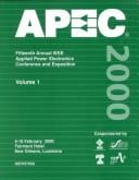 Apec 2000: Fifteenth Annual IEEE Applied Power Electronics Conference and Exposition 6-10 February 2000, Fairmont Hotel, New Orleans, Louisiana