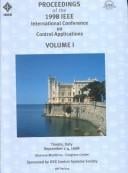 Proceedings of the 1998 IEEE International Conference on Control Applications: September 1-4, 1998, Stazione Marittima Congress Center, Trieste, Italy