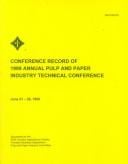 Pulp and Paper Industry Technical Conference, 1999 (Ieee International Symposium on Information Theory//Proceedings)