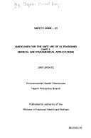 Guidelines for the safe use of ultrasound: part I.  Medical and paramedical applications